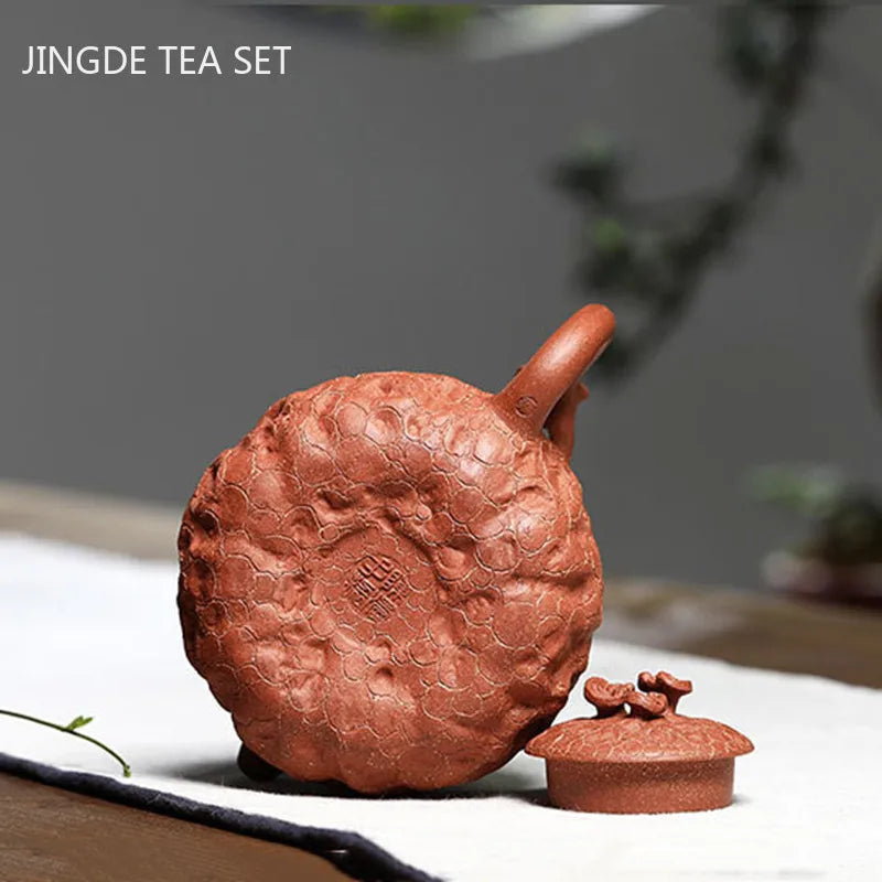Master Handmade Purple Clay Teapot Raw Ore Section Mud Filter Tea Pot Household Zisha Beauty Kettle Chinese Yixing Tea Set 260ml