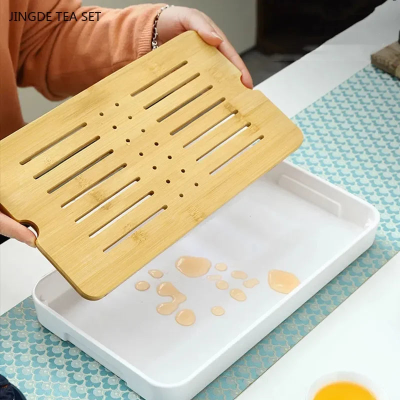Travel Tea Set Home Office Ceramic Tea Infuser Teacup Gaiwan Suit Portable Outdoor Tea Tray with Tote Bag Chinese Teaware Gifts